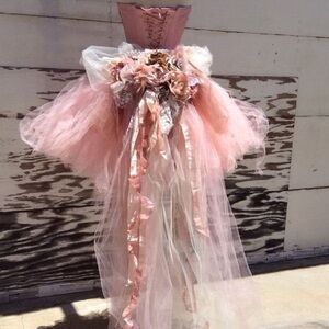 Designer Elena Collection Couture Set OOAK  . Hand-Dye Hand Embellished